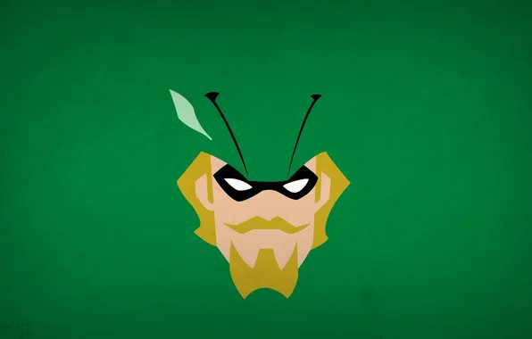 Picture minimalism, Green Arrow, blo0p, Justice League