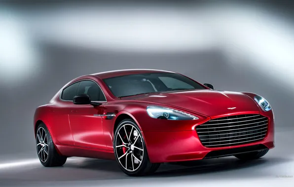 Picture Aston Martin, Red, Rapid