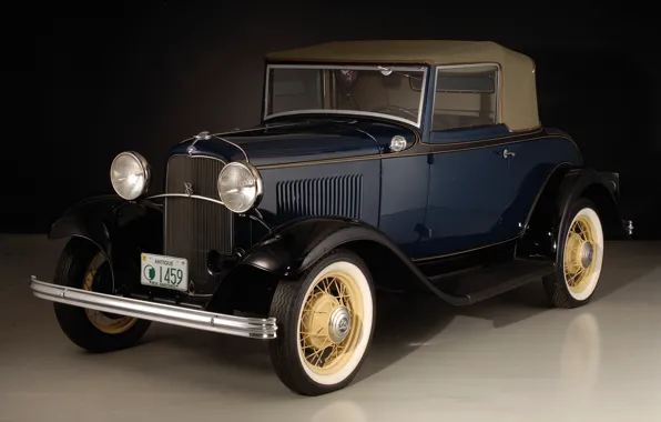 Auto, retro, Ford, 1932, Cabriolet, V8