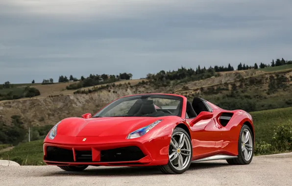 Ferrari, convertible, Ferrari, spider, Spider, 488