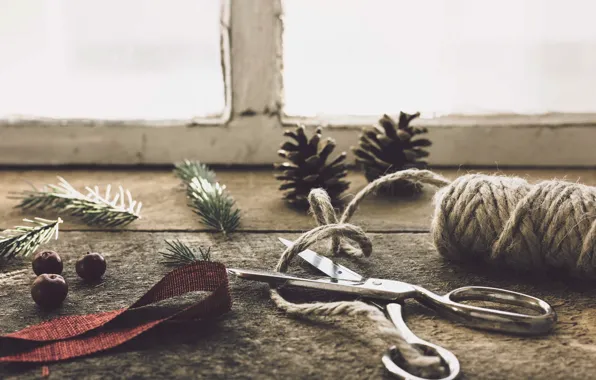 Wallpaper background, rope, scissors images for desktop, section разное