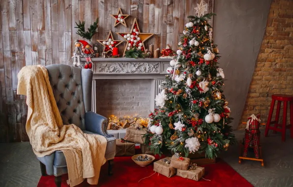 Decoration, balls, tree, New Year, Christmas, gifts, Christmas, balls