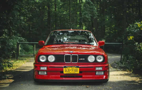 BMW, BMW, red, red, tuning, e30, The 3 series