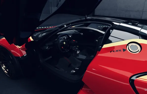HDR, Ferrari, Game, Supercar, Hypercar, Doors, Interieur, FXX K