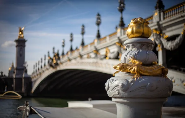 Picture France, Europe, pont alexandre iii