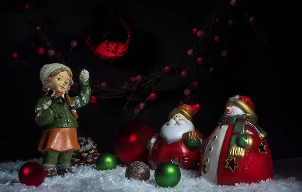 Decoration, toys, new year, Christmas
