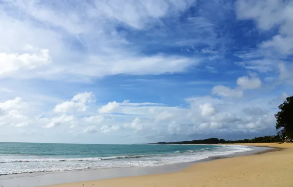 Sand, sea, wave, beach, summer, summer, beach, sea