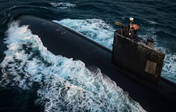 Picture submarine, type, "Los Angeles", USS Toledo, SSN 769