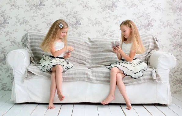 Children, the game, map, girl