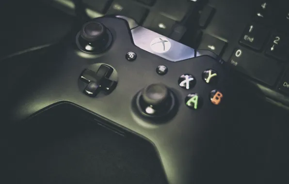 Button, keyboard, console, xbox, gamepad, gamepad, Xbox One, sticks
