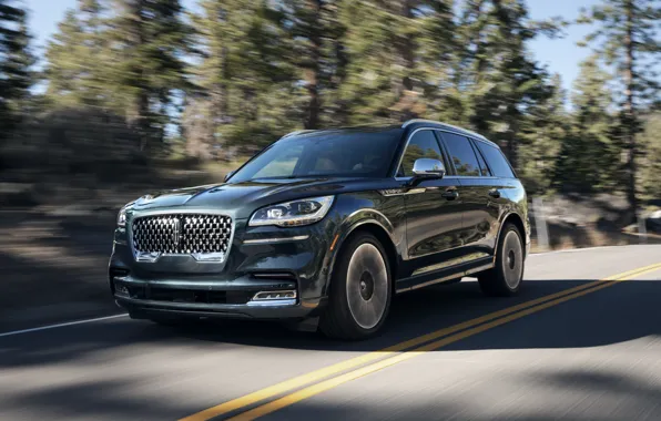 Road, Lincoln, speed, Aviator, 2020