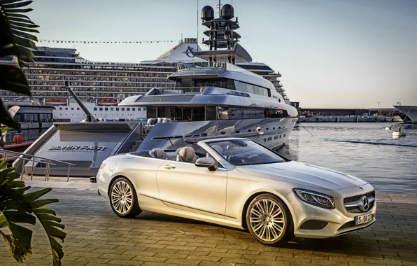 Picture Mercedes-Benz, yacht, convertible, Mercedes, 2015, S 500, A217