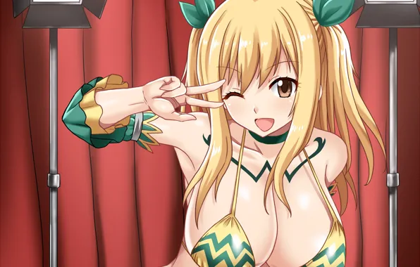 Girl, sexy, cleavage, long hair, brown eyes, boobs, anime, beautiful