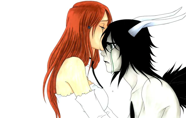 Romance, pair, Bleach, Bleach, arancar, Ulquiorra Schiffer, Inoue Orihime