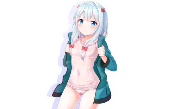 Picture girl, sexy, long hair, anime, beautiful, twintails, pretty, swimsuit