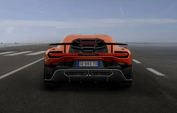 Supercar, wing, V10, feed, ItalDesign, 2017, Zerouno, 5.2 L.