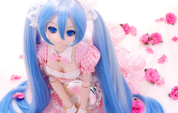 Hair, doll, dress