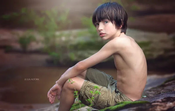 Look, portrait, boy