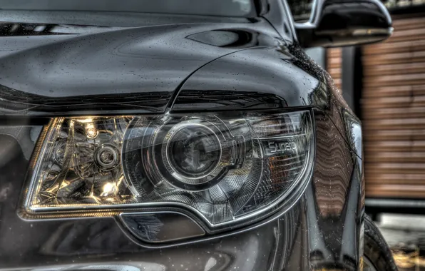 Macro, Auto, headlight, Skoda, Superb