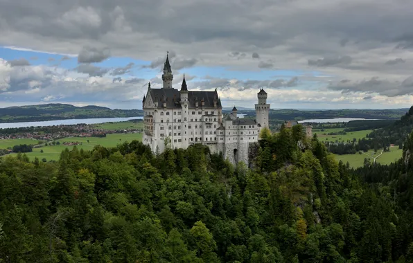 Germany, Castle, Bayern, Neuschwanstein, Neuschwanstein