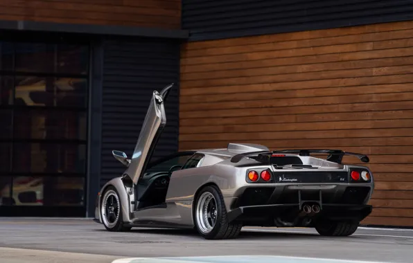 Picture Lamborghini, silver, Diablo, Lamborghini, The Lamborghini Diablo GT