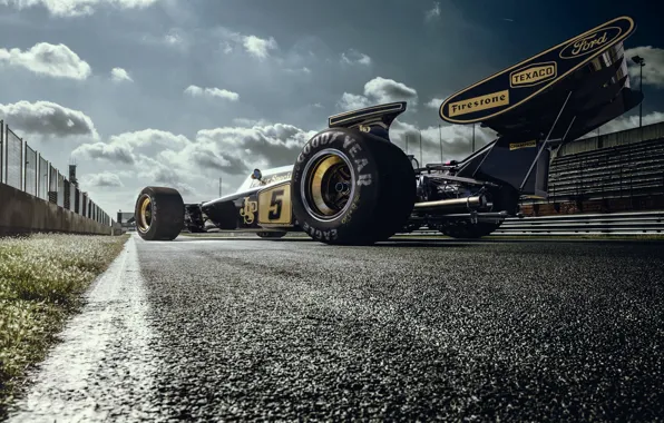Picture Lotus, Lotus, Car, Race, The car, Track, Track, 72D