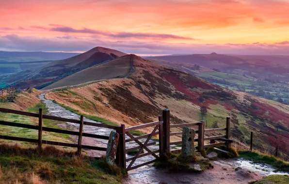 Picture hills, England, England, Peak District