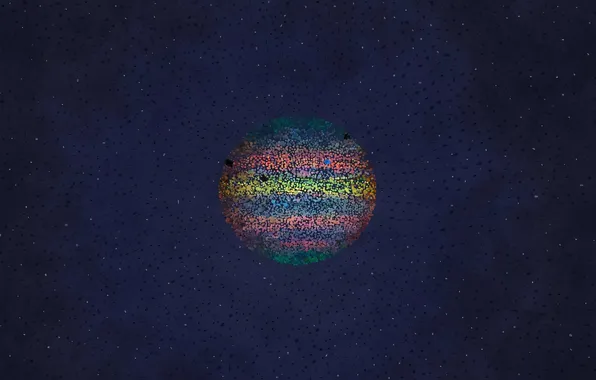 Planet, mosaic, VLADSTUDIO