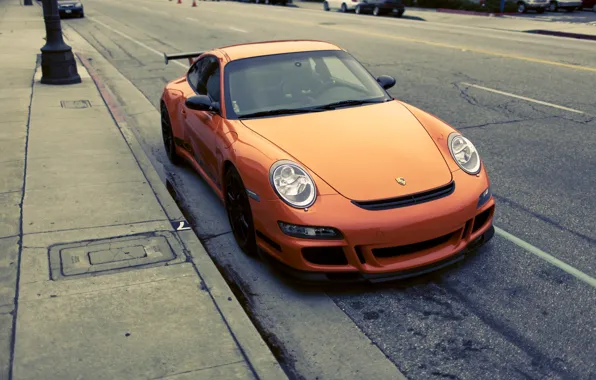 Picture photo, Parking, Porshe, cars, auto, stop, wallpapers auto, City