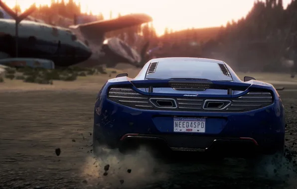 Picture race, dirt, supercar, McLaren MP4-12C, need for speed most wanted 2