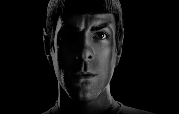 Picture b/W, Star Trek, Spock