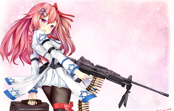 Picture girl, weapons, Girls Frontline
