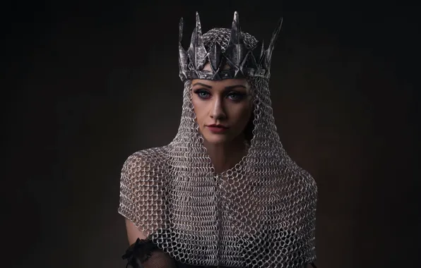 Picture girl, portrait, crown