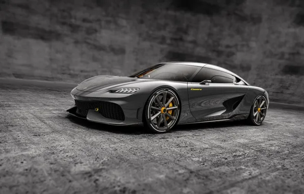 Picture supercar, koenigsegg, dark background, koenigsegg gemera