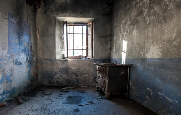 Room, interior, window