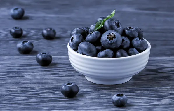 Picture Cup, Food, Berry, Blueberries