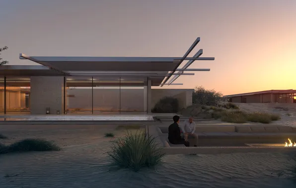 Fire, glass, neom, saudi arabia, epicon region