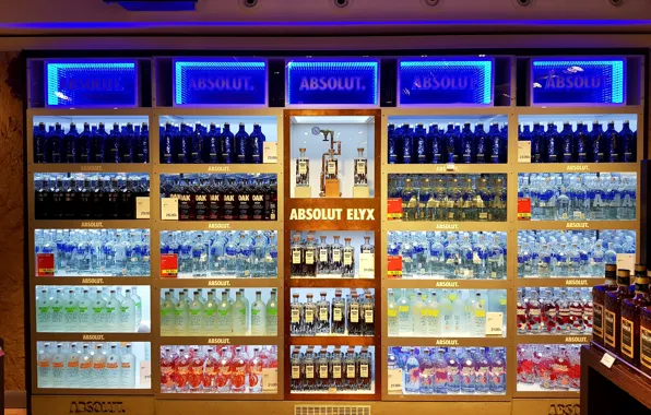 Color, holiday, taste, alcohol, bottle, absolute, vodka, duty free