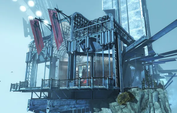City, the city, house, the game, art, architecture, Dishonored, Danuoll