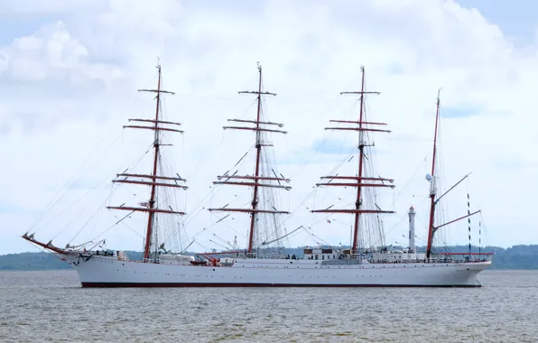 Sailboat, bark, Sedov