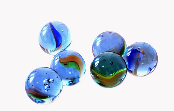 Picture reflection, Wallpaper, glass beads