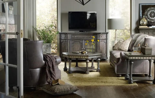 House, living room, interior