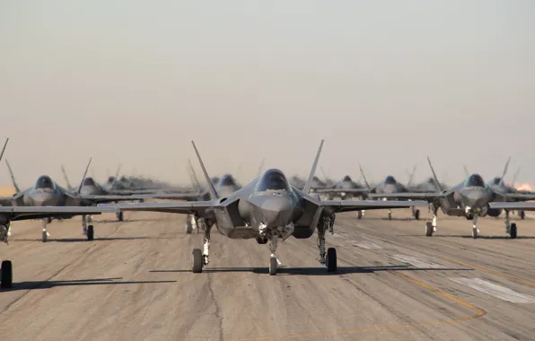 Fighter, USAF, F-35A Lightning II, Elephant Walk