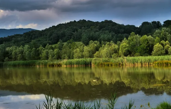 Picture The sky, Nature, Lake, Nature, Sky, Landscapce, Reflection, Lake