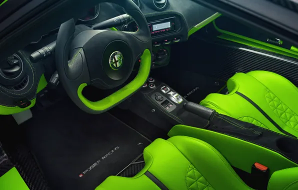The wheel, salon, 2018, Green Arrow, Centurion, Alfa Romeo 4C, Pogea Racing