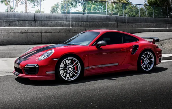 Picture red, coupe, 911, Porsche, Porsche, Coupe, Turbo, turbo