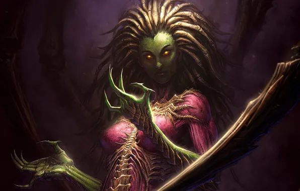 Picture The Queen Of The Zerg, StarCraft, Star Craft, Carrigan