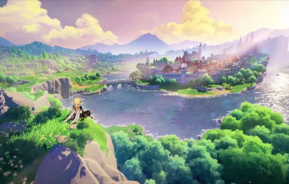 Traveler, Genshin Impact, Mondstadt