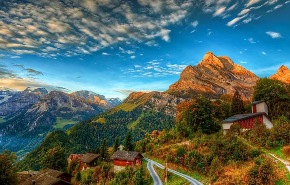 Picture mountains, Switzerland, Alps