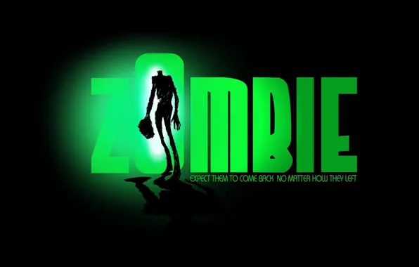 Green, zombies, Zombie